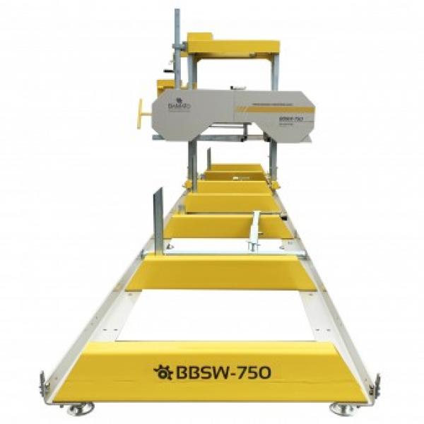 BAMATO Blockbandsäge BBSW-750 mit 6,15m Rollbahn (400V)